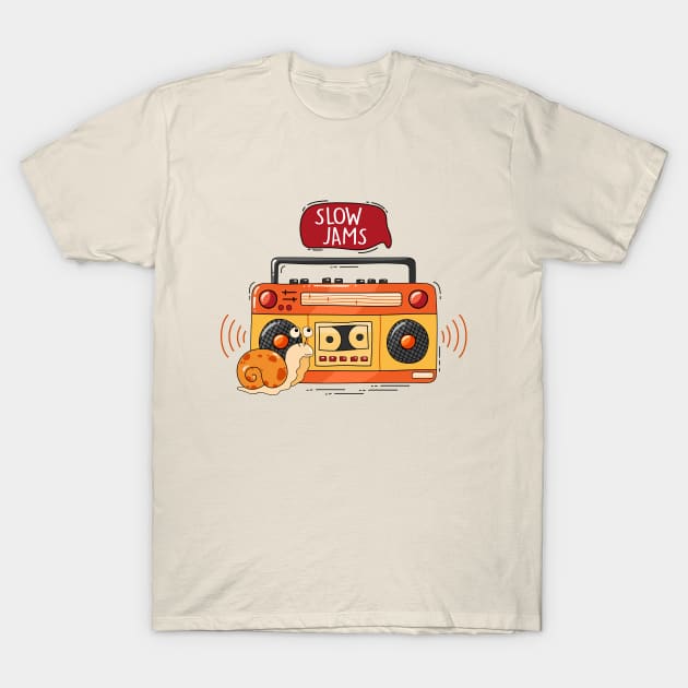 Snail and music T-Shirt by My Happy-Design